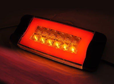 PAIR Glo Trac LED combination lamp, Tail light 12-24V. Truck,Trailer,Ute,Caravan