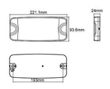 PAIR Glo Trac LED combination lamp, Tail light 12-24V. Truck,Trailer,Ute,Caravan