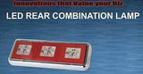 Glo Trac LED Rear combination lamp, Tail light 12-24V. Truck,Trailer,4x4,Caravan