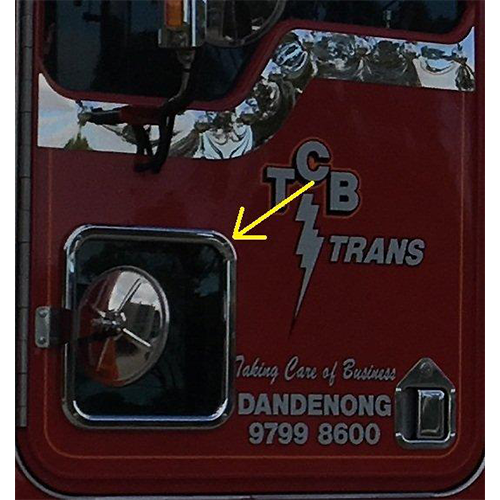 DAYLIGHT DOOR WINDOW TRIM KENWORTH Truck