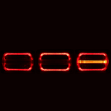 Lucidity Jumbo Rear Combination light with Progressive Indicator and short loom/plug