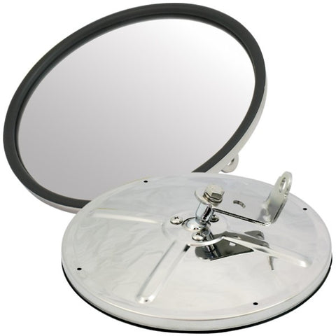 190mm Round Spotter Mirror - Bolt On