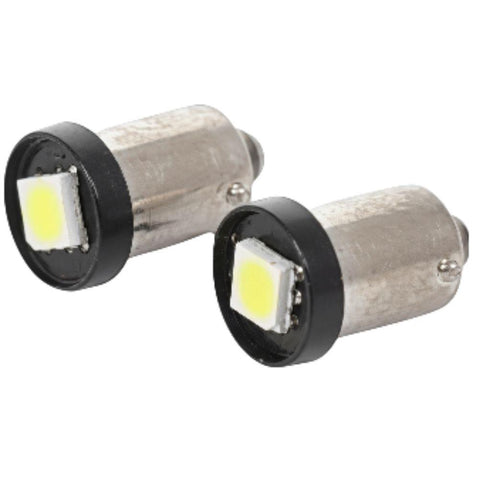 LED Globe 12 Volt Bayonet Purple (Pair)