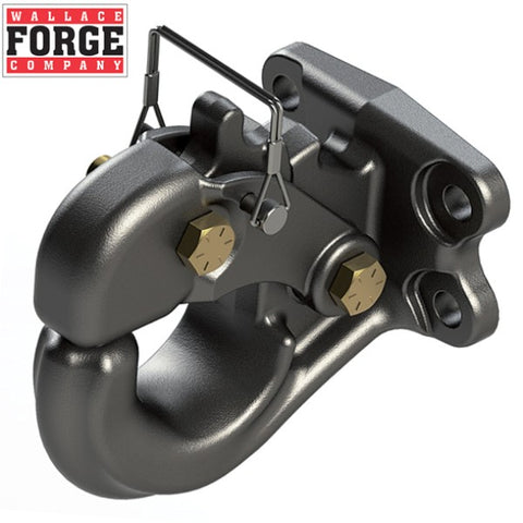 15T RIGID MOUNT PINTLE HOOK, 4 BOLT PATTERN, ADR APPROVED - WALLACE FORGE