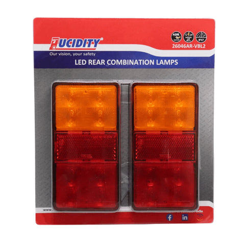 Pair of Lucidity Rear Tail lights 12-24V