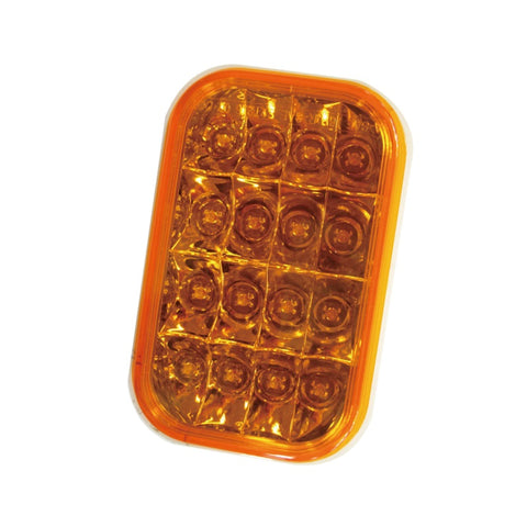 Lucidity 12/24V AMBER Tail light insert with Grommet and loom