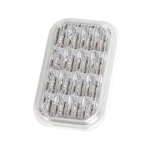 Lucidity 12/24V CLEAR Tail light insert with Grommet and loom
