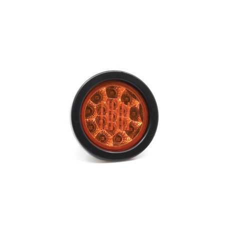 4 inch Round LED Indicator Light with Amber Lens
