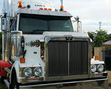 Pair of stainless Headlight backings to suit 2007 onwards 4800 Western star.