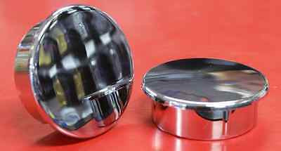 4-Pack Plastc chrome guard arm pole end caps, May also fit Torana Subframe holes