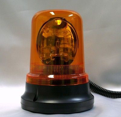 24V Halogen Beacon Warning light with Magnetic base,Coil lead and lighter socket
