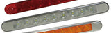 ClearTail light, Marker + chrome housing,12-24 Volt,Truck,Trailer,Ute,Caravan