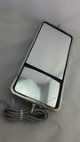 S/S Westcoast Heated mirror with spotter and Clear LED light. Truck,Bus,Van,Ute