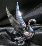 Chrome bonnet emblem Bugler/Swan