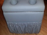 Grey Centre Console. Truck,, May fit Freightliner,Mack,Kenworth,W-star,Cat
