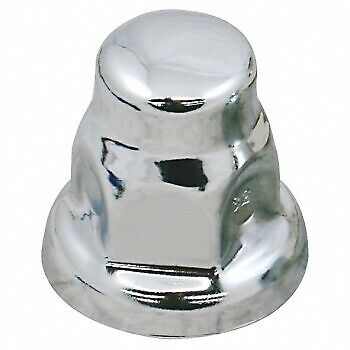 CHROME NUT COVER - 32MM FLAT TOP  May fit Truck, Bus, Towtruck