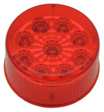 Lucidity 2" Round marker light Red, 12-24 Volt,Truck,Trailer,Ute,Bus,Caravan