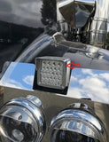 Chrome Bezel only to suit Turn/Indicator lights with Parker & 1 or 2 Studs