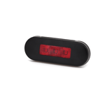 RED Marker light + Black bezel,12-24 Volt,Truck,Trailer,Bus,Caravan