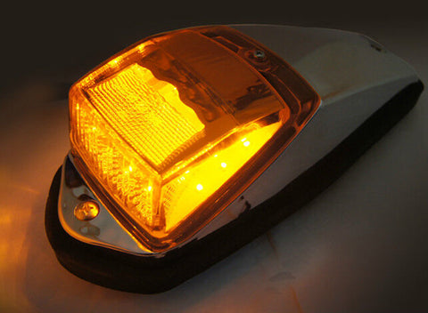 5 x LED Roof Cab Lights Clear/Amber,Bus,Kenworth,Freightliner,Western star,Truck