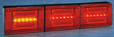 Pair of GloTrac Jumbo Rear Tail lights 12-24V.Truck,Trailer,Ute,Caravan,Kenworth