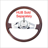 2-Spoke steering wheel "NO HUB" Kenworth,Westernstar,Freightliner,Mack,Eagle