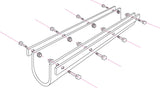 Rubber loop kit with hardware. Kenworth,Freightliner,Western star,Truck,Bus,Mack