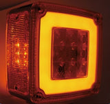 1 x GloTrac Clear/Amber Turn signal light, Indicator. Kenworth,Truck,Bus