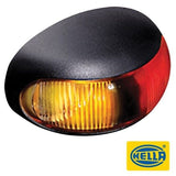 4 x HELLA 2053 DURALED SIDE MARKER LIGHT- RED / AMBER  (4 pack)