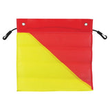 Red & Yellow Safety Flag Kit, 450 x 450mm - For Transport / Oversize Truck & Trailer
