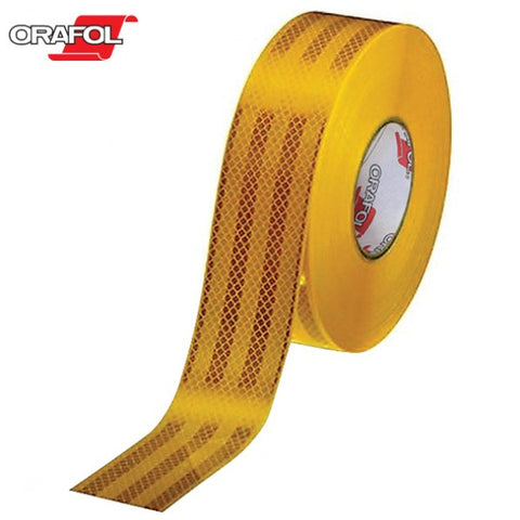Reflective tape, Yellow,  1 meter length