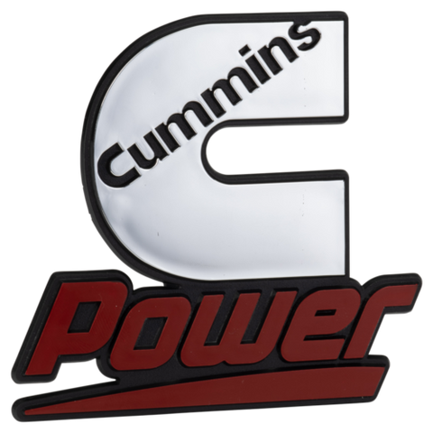 Cummins Power chrome sticker/badgeDecal