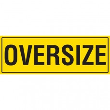 OVERSIZE 1200 x 450mm Class 2 Reflective Sign - Steel Plate Galvanised