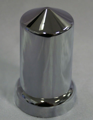 20 X Wheel nut CoverS. 33mm Pointed chrome plastic